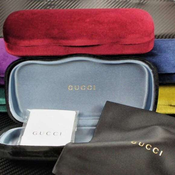 Gucci Round Oval Mens Eyeglasses 55mm Demo Lens - Picture 5 of 5